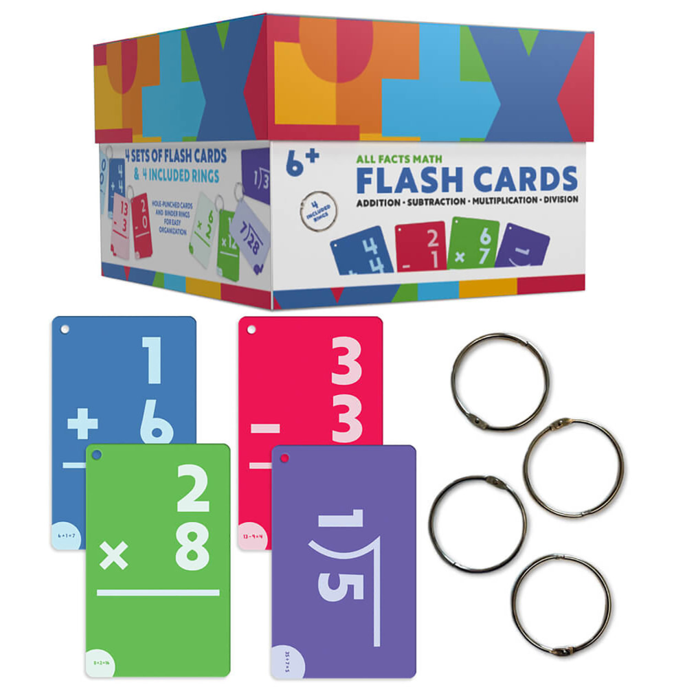 Carson Dellosa Education All Facts Math Flash Cards MPN:CD-734107