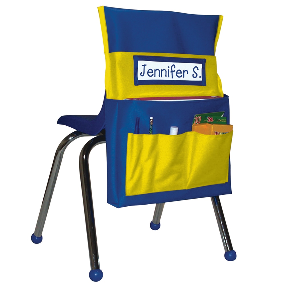 Carson-Dellosa Chairback Buddy, Blue/Yellow MPN:158036