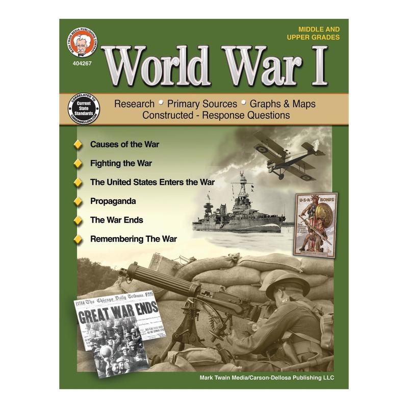 Mark Twain Media World War I, Grades 6-12 MPN:404267