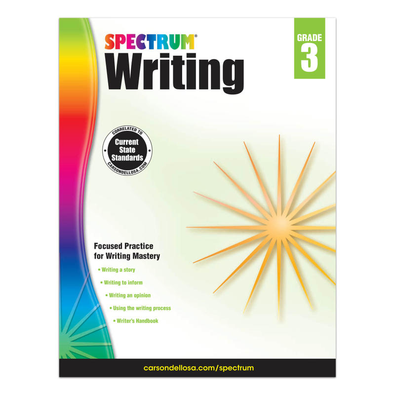Spectrum Writing, Grade 3 MPN:704572