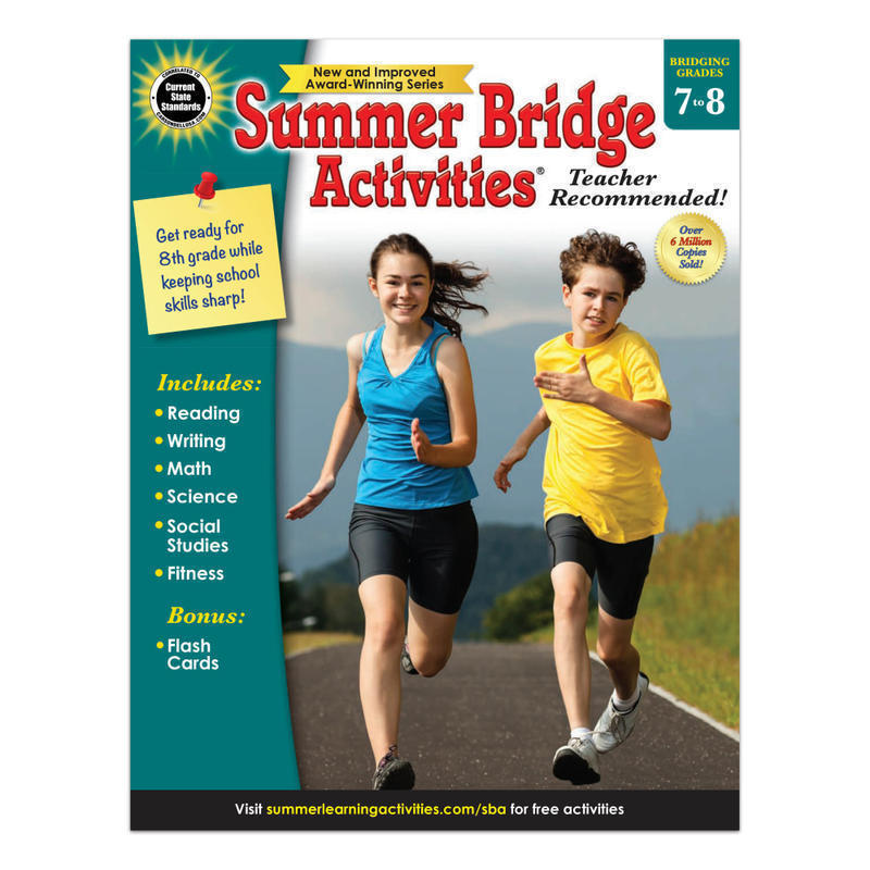 Carson-Dellosa Summer Bridge Activities Workbook, 2nd Edition, Grades 7-8 MPN:704703