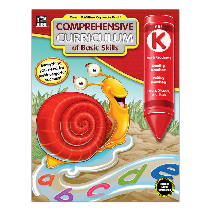Thinking Kids Comprehensive Curriculum Of Basic Skills, Grade Pre-K MPN:704892