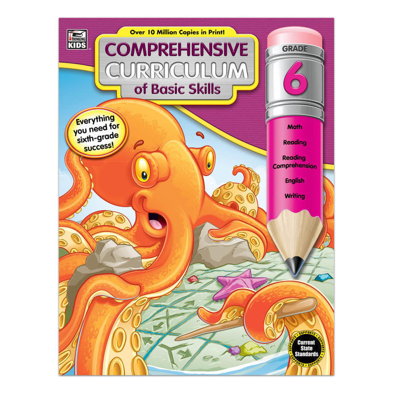 Thinking Kids Comprehensive Curriculum Of Basic Skills, Grade 6 MPN:704899