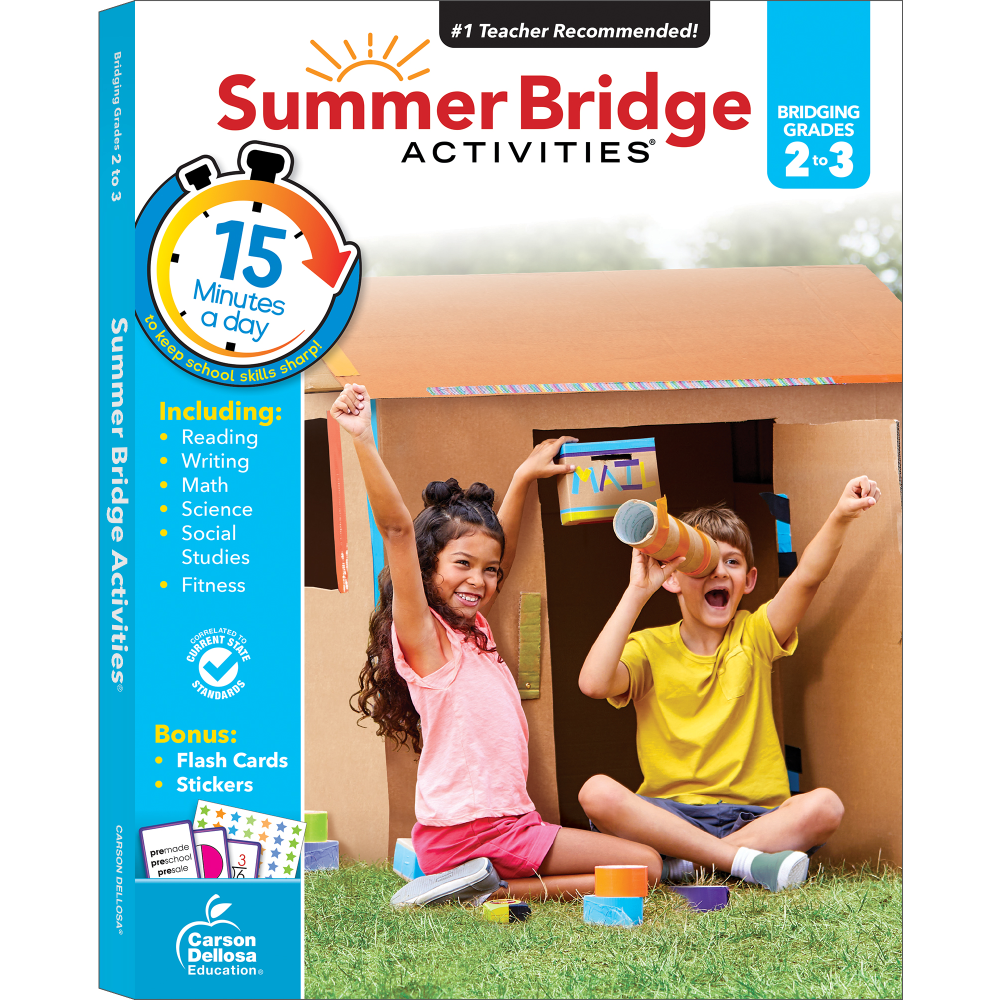 Carson-Dellosa Summer Bridge Activities Workbook, 3rd Edition, Grades 2-3 MPN:CD-704698