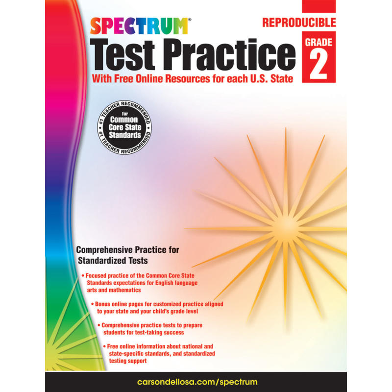 Spectrum Test Practice Workbook, Grade 2 MPN:704248