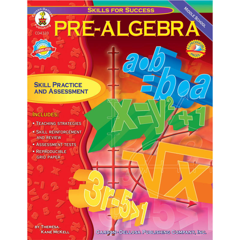 Carson-Dellosa Skills For Success Book - Pre-Algebra MPN:4323