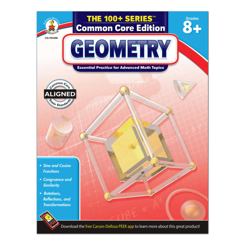 Carson-Dellosa The 100+ Series Geometry, Grades 7+ MPN:704388