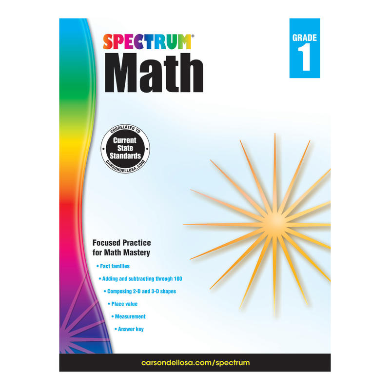 Carson-Dellosa Spectrum Math, Grade 1 MPN:704561