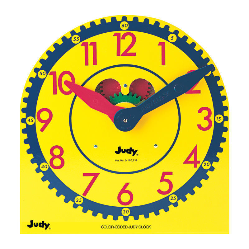 Carson Dellosa Education Judy Instructo Color Coded Judy Clock, Grades K 3 MPN:0768225299
