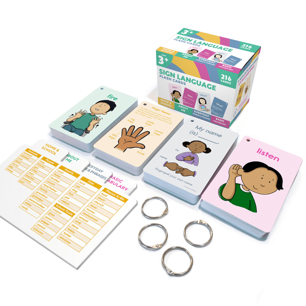 Carson Dellosa Education Sign Language Flash Cards MPN:CD-734108