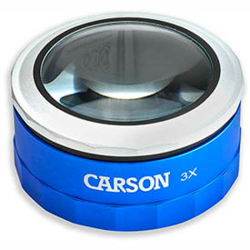 Carson Optical MT-33 3X Touch Activated LED Lighted Loupe Magnifier MT-33 - Pkg Qty 2