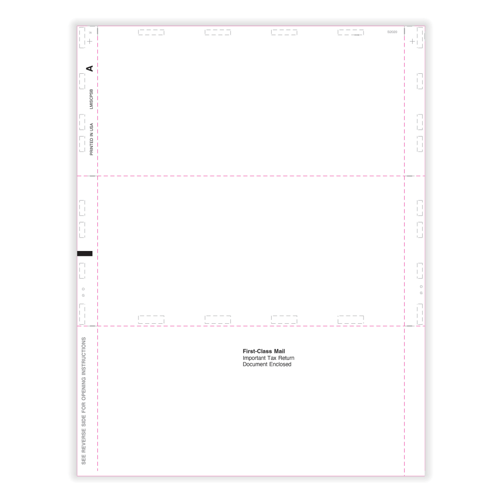 ComplyRight 1099-MISC Tax Forms, Federal Copy A, 2-Up, 8-1/2in x 11in, Pack Of 1, 000 Forms MPN:5501B25