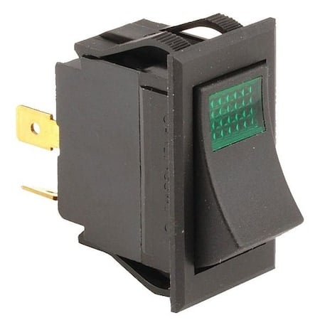 Rocker Switch, 120V, 20A, Green MPN:18602-0160