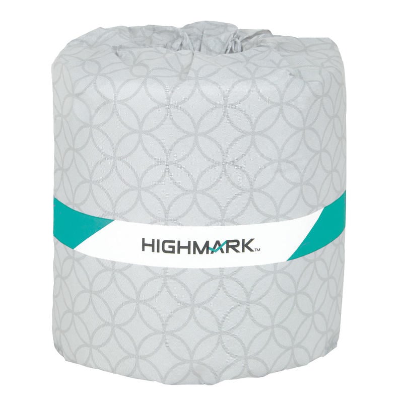 Highmark ECO 2-Ply Toilet Paper, 100% Recycled, 336 Sheets Per Roll, Case Of 48 Rolls (Min Order Qty 2) MPN:4142