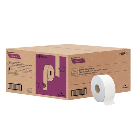 Select Jumbo Roll Bath Tissue 3.3i, PK12 MPN:B140
