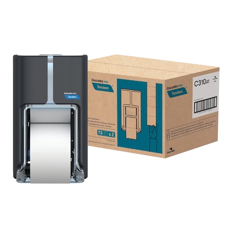 Tandem Toilet Paper Dispenser Dark Gray MPN:C310