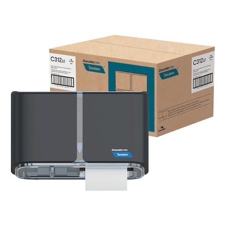 Tandem Toilet Paper Dispenser Dark Gray, MPN:C312