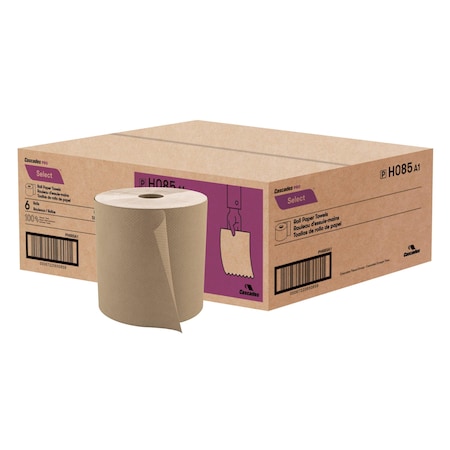 Select Roll Paper Towel Natural 7.9, PK6 MPN:H085
