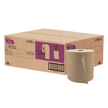 Hardwound Roll Towel Select Natural, PK6 MPN:H105