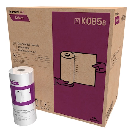 Select Kitchen Roll Towel White 11, PK30 MPN:K085