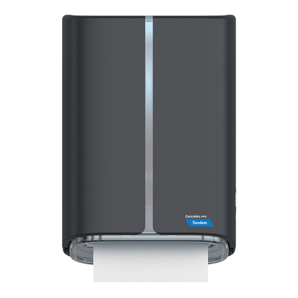 Cascades PRO Tandem+ Mechanical No-Touch Hand Towel Dispenser, PRO, Gray MPN:C340
