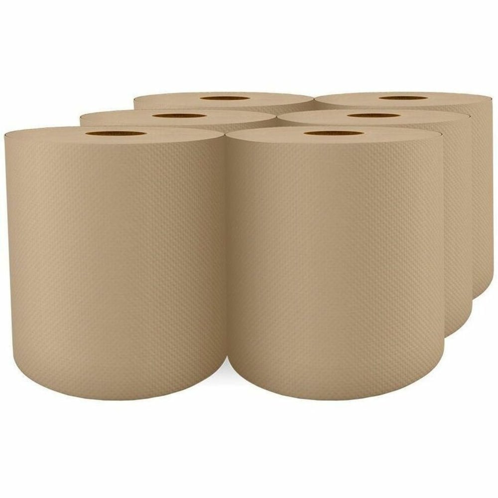 Cascades PRO Roll Paper Towel - 1 Ply - Natural - 6 / Box MPN:H085