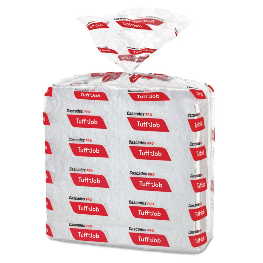 Cascades PRO Tuff-Job Tuff-Job S400 DRC Wipers, Medium, 12 x 13, White, 60/Pack, 18 Pack/Carton MPN:W420