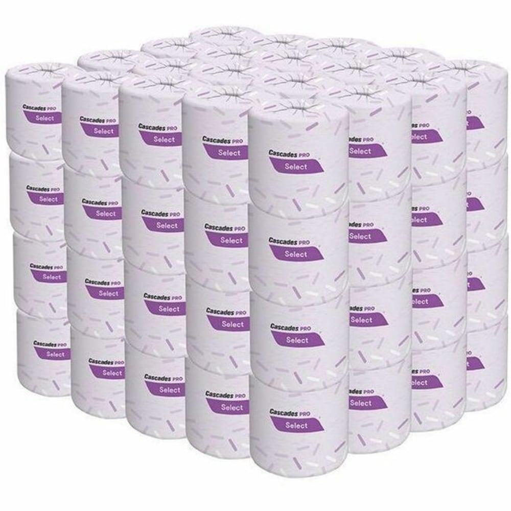 Cascades PRO Standard Bath Tissue - 2 Ply - 500 Sheets/Roll - White - 80 / Box MPN:B211