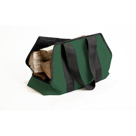 Faux Leather Log Carrier, Large, Spruce MPN:8 15073 02822 2