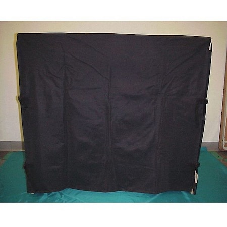 Fire Pit Cover, Regency Log Rack Cover, 4ft., Black MPN:80369