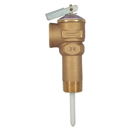 T and P Relief Valve, 6-1/2inHx1-15/32inW MPN:19783-0150