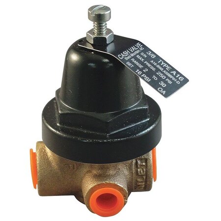 Pressure Regulator, 3/8 In, 2 to 30 psi MPN:A16-BWLASBBF01-D1-0016
