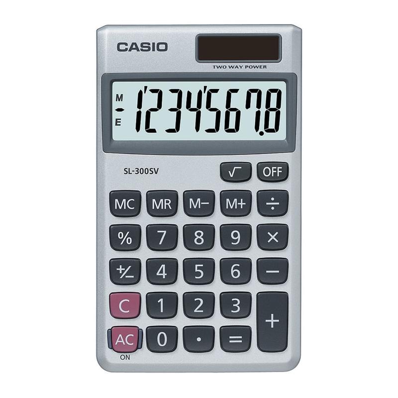 Casio SL-300SV Handheld Display Calculator MPN:SL-300SV