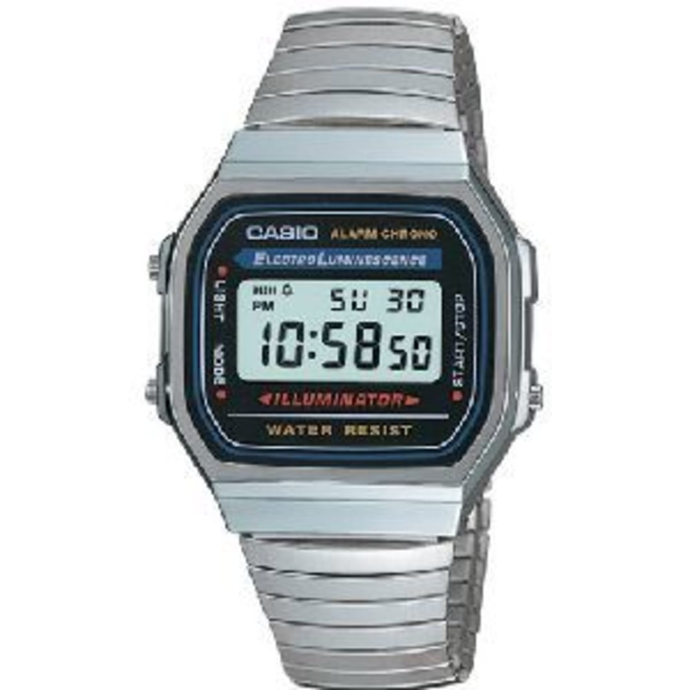 Casio A168W-1 Classic Wrist Watch - Men - Casual - Digital - Quartz MPN:A168W-1