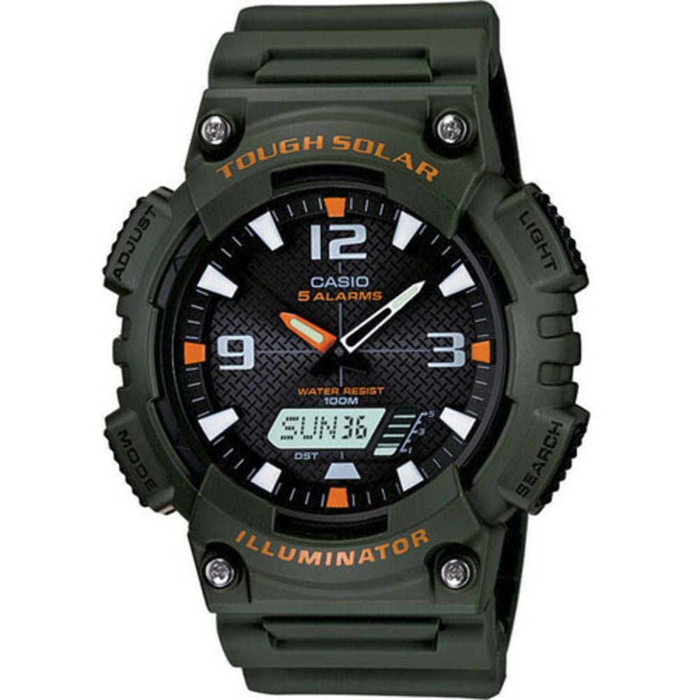 Casio AQS810W-3AV Smart Watch - Wrist - Optical Heart Rate Sensor - Alarm, Stopwatch - Heart Rate - 1.06in - AQS810W3AV MPN:AQS810W-3AV