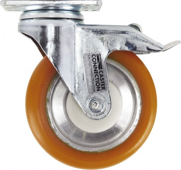 Swivel Top Plate Caster: Polyurethane, 5