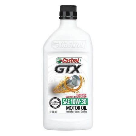 Motor Oil, 10W-30 SAE, Petroleum, 1 Qt. MPN:06145