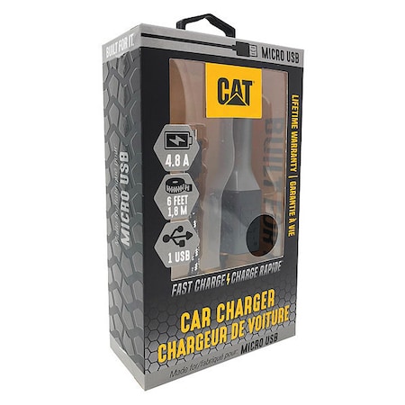 USB Car Charger, Charges Up To 2 Devices MPN:CAT-CLA-M