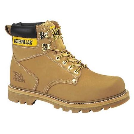 Second Shift, Men's Work Boot, 8.5 W, Leather, 6 in Height, Tan MPN:P70042
