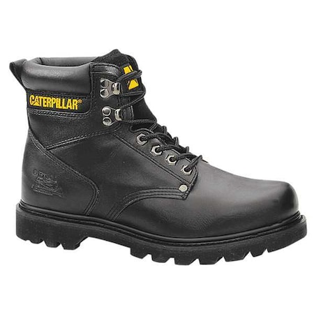 Second Shift, Men's Work Boot, 7 M, Leather, 6 in Height, Black MPN:P70043