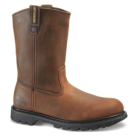 Revolver, Men's Revolver Pull-On Boot, 11.5 W, Leather, Brown MPN:P72191