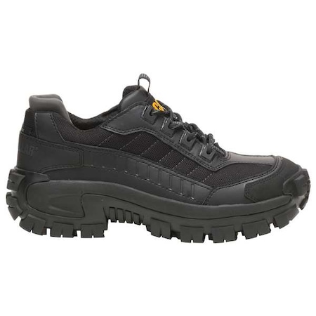Men's Hiker Shoe, 7 Leather, Mesh Upper, Steel Toe, 3 1/2 in H, Black, P91274 MPN:P91274