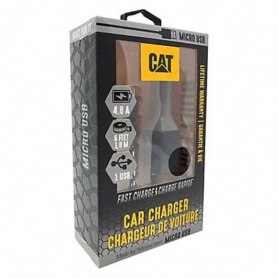 USB Car Charger Charges Up To 2 Devices MPN:CAT-CLA-M