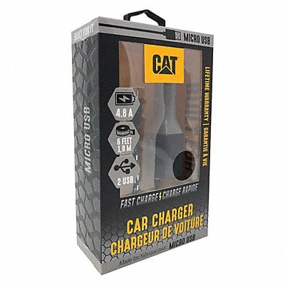 USB Car Charger Charges Up To 3 Devices MPN:CAT-CLA2-M