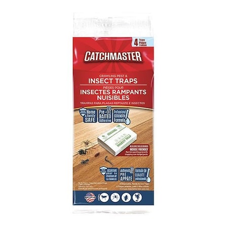 Glue Trap, 7 In. L, 3-1/2 In. W, PK4 MPN:724