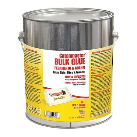 1 gal Bulk Rodent and Insect Trap Glue, Clear/Yellow MPN:BG-1