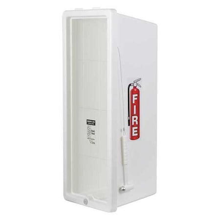 Fire Extinguisher Cabinet, Surface Mount, 28 1/2 in Height, 20 lb MPN:105-20 WWC-H