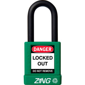 ZING RecycLock Safety Padlock Keyed Different 1-1/2