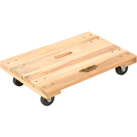 GoVets™ Hardwood Dolly with Solid Deck 24 x 16 1000 Lb. Capacity 154952