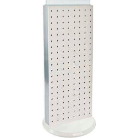 Global Approved 700509-WHT Two-Sided Non-Revolving Pegboard Countertop Display 8